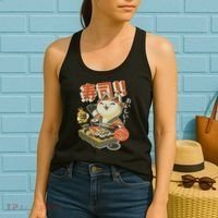 Funny Sushi Cat Chef Women's Tank Top thumb 2