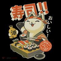 Funny Sushi Cat Chef Baby Bodysuit thumb 2