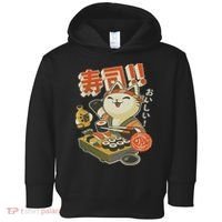 Funny Sushi Cat Chef Toddler Hoodie thumb 0