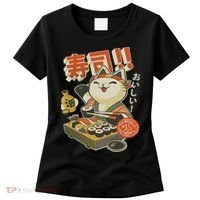Funny Sushi Cat Chef Women's T-Shirt thumb 0