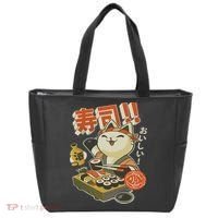 Funny Sushi Cat Chef Tote Bag thumb 0