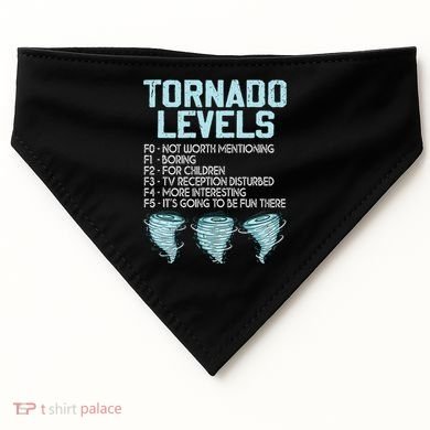 Funny Storm Chaser Chasing USA-Made Doggie Bandana