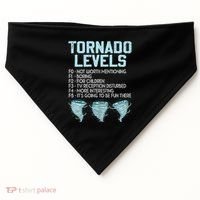 Funny Storm Chaser Chasing USA-Made Doggie Bandana thumb 0