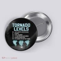 Funny Storm Chaser Chasing Button thumb 0