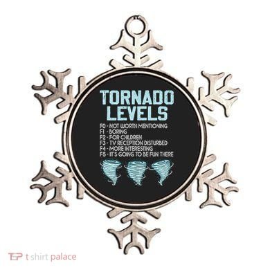 Funny Storm Chaser Chasing Ornament