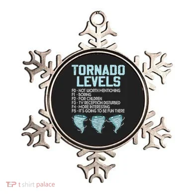 Funny Storm Chaser Chasing Ornament