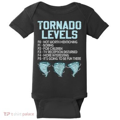 Funny Storm Chaser Chasing Baby Bodysuit