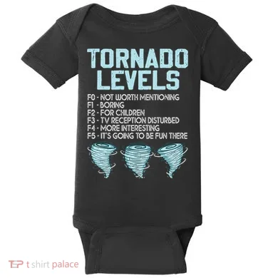 Funny Storm Chaser Chasing Baby Bodysuit