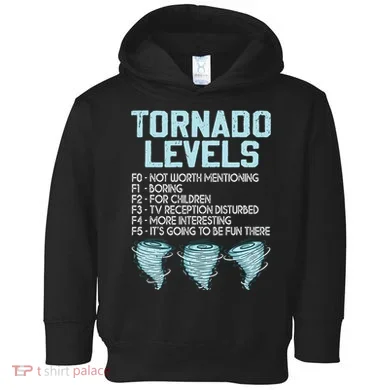 Funny Storm Chaser Chasing Toddler Hoodie