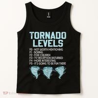 Funny Storm Chaser Chasing Tank Top thumb 2
