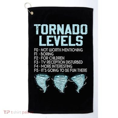 Funny Storm Chaser Chasing Golf Towel