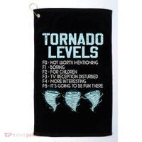 Funny Storm Chaser Chasing Golf Towel thumb 0