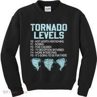Funny Storm Chaser Chasing Kids Sweatshirt thumb 0