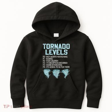 Funny Storm Chaser Chasing Kids Hoodie