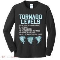Funny Storm Chaser Chasing Kids Long Sleeve Shirt thumb 0