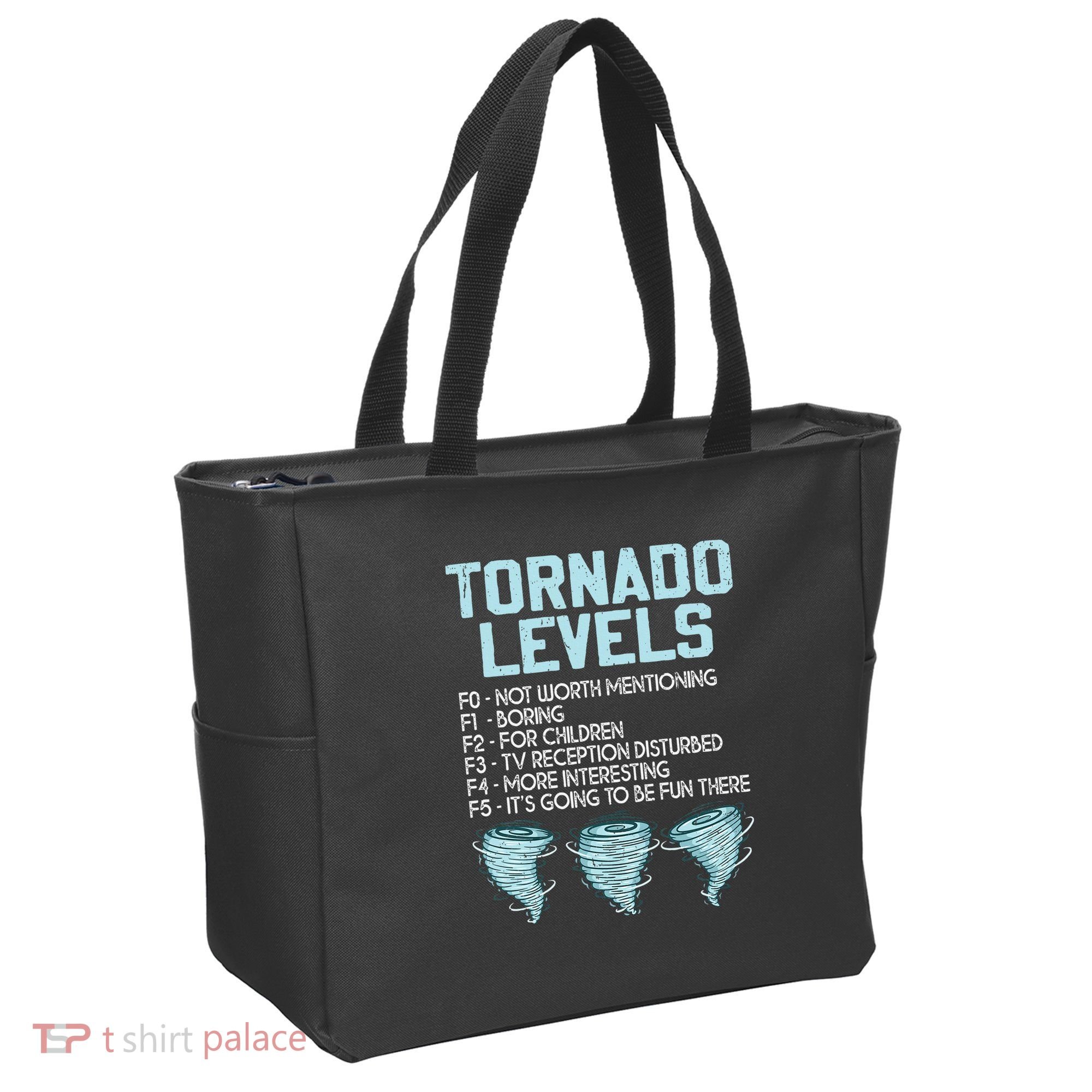 Funny Storm Chaser Chasing Tote Bag