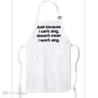 Funny Singing Cool Voice Present X Factor Novelty Music Karaoke Apron thumb 0