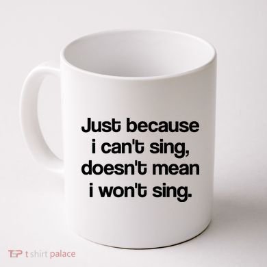 Funny Singing Cool Voice Present X Factor Novelty Music Karaoke Coffee Mug