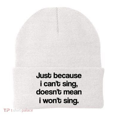 Funny Singing Cool Voice Present X Factor Novelty Music Karaoke Beanie