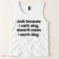 Funny Singing Cool Voice Present X Factor Novelty Music Karaoke Tank Top thumb 2