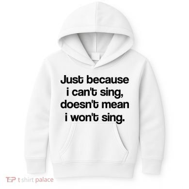 Funny Singing Cool Voice Present X Factor Novelty Music Karaoke Kids Hoodie
