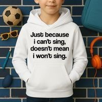 Funny Singing Cool Voice Present X Factor Novelty Music Karaoke Kids Hoodie thumb 2