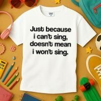 Funny Singing Cool Voice Present X Factor Novelty Music Karaoke Kids T-Shirt thumb 3