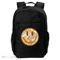 Floral Smiley Cute Gift Backpack thumb 0