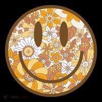 Floral Smiley Cute Gift Coaster thumb 2