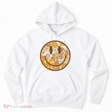 Floral Smiley Cute Gift Hoodie