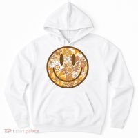 Floral Smiley Cute Gift Hoodie thumb 0
