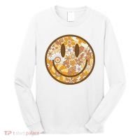Floral Smiley Cute Gift Long Sleeve Shirt thumb 0