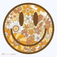 Floral Smiley Cute Gift Bucket Hat thumb 4