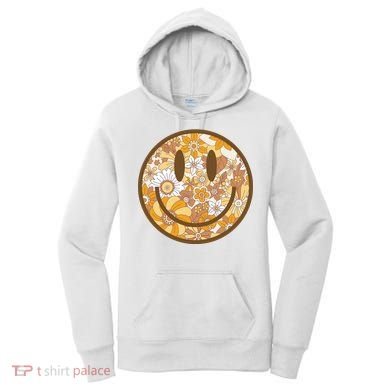Floral Smiley Cute Gift Women's Hoodie