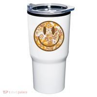 Floral Smiley Cute Gift Tumbler thumb 0