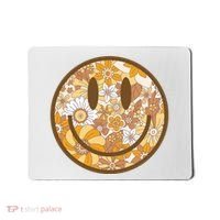 Floral Smiley Cute Gift Mousepad thumb 0