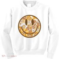 Floral Smiley Cute Gift Kids Sweatshirt thumb 0