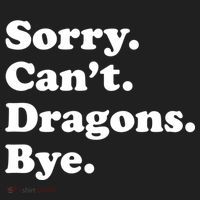 Funny Sorry Cant Dragons Bye Funny Dragon Gift Beanie thumb 2