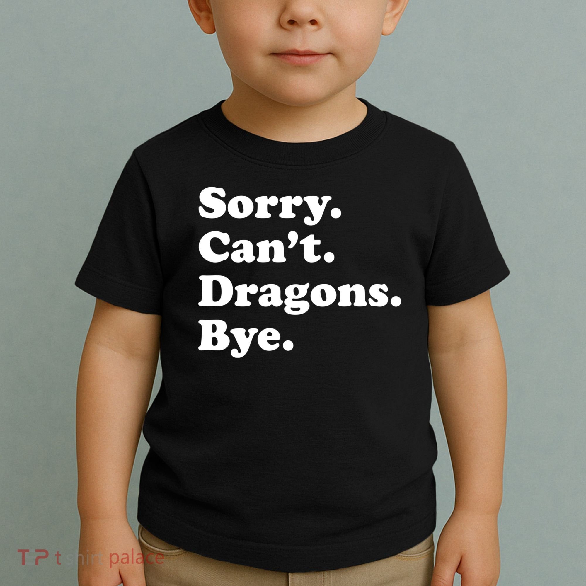 Funny Sorry Cant Dragons Bye Funny Dragon Gift Toddler T-Shirt