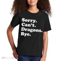 Funny Sorry Cant Dragons Bye Funny Dragon Gift Kids T-Shirt thumb 2