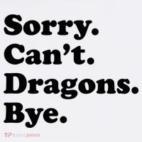 Funny Sorry Cant Dragons Bye Funny Dragon Gift Comfort Colors Garment-Dyed Hooded Sweatshirt thumb 2