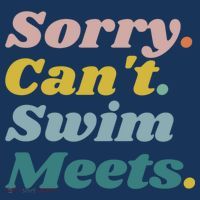 Funny Sorry Can't Swim Meets Bye Swimming Doggie Tank thumb 4