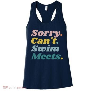 Funny Sorry Can't Swim Meets Bye Swimming Women's Tank Top