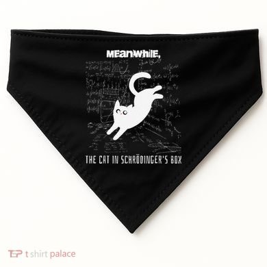 Funny SchröDingerS Cat Quantum Physics Scientists Nerd USA-Made Doggie Bandana