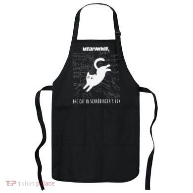 Funny SchröDingerS Cat Quantum Physics Scientists Nerd Apron