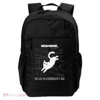 Funny SchröDingerS Cat Quantum Physics Scientists Nerd Backpack thumb 0