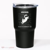Funny SchröDingerS Cat Quantum Physics Scientists Nerd Tumbler thumb 0