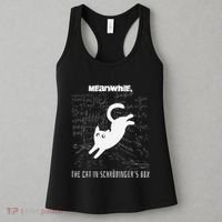Funny SchröDingerS Cat Quantum Physics Scientists Nerd Women's Tank Top thumb 3