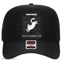 Funny SchröDingerS Cat Quantum Physics Scientists Nerd Hat thumb 0