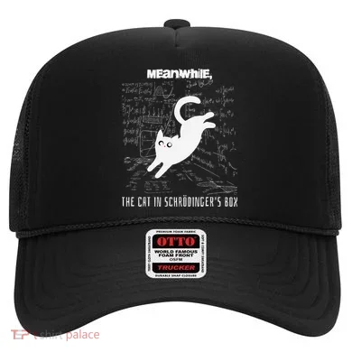 Funny SchröDingerS Cat Quantum Physics Scientists Nerd Hat
